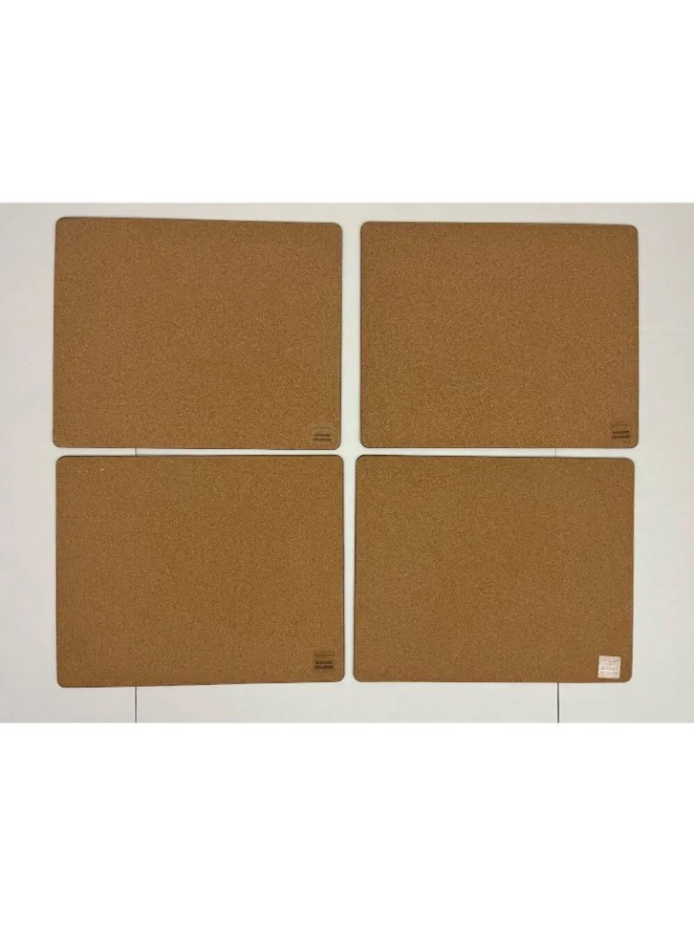 PB Pottery Barn Pink Heart Valentines Love Rectangle Corkboard Placemats